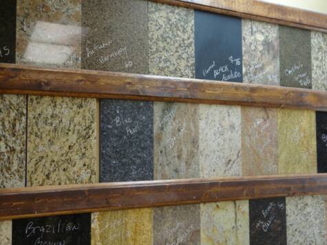 Many choices for your granite countertop at Omega Granite in Danbury, CT